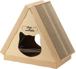 Petique Tippy Peak Eco Cat House slide 2 of 3
