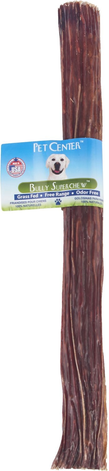 Pet Center 10-inch Bully Superchew Dog Treat, 1 count