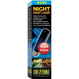 Exo Terra Night Heat Bulb Reptile Lamp, 40-w bulb, 3 count