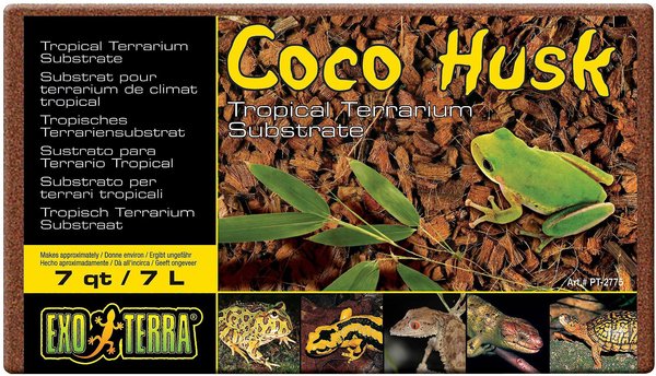 Exo Terra Coco Husk Brick Tropical Terrarium Reptile Substrate, 8-qt, bundle of 4 slide 1 of 1