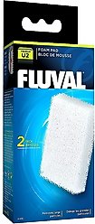 Fluval U2 Foam Pad Filter Media, 2 count