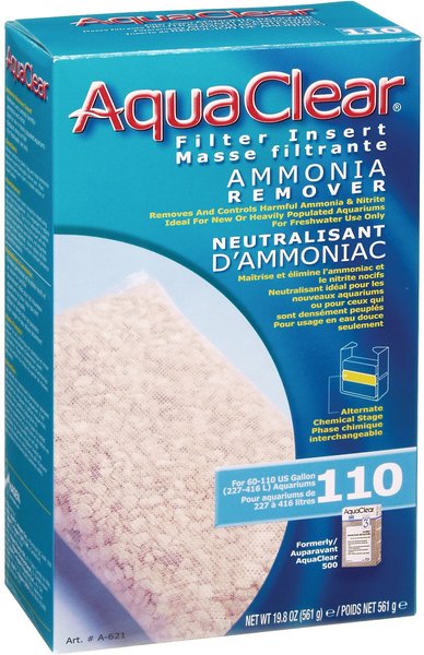AquaClear Ammonia Remover Filter Insert, 2 count slide 1 of 2