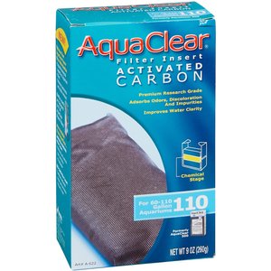 AquaClear Activated Carbon Filter Insert, Size 110, 2 pack