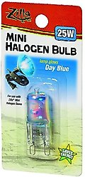 Zilla Mini Day Blue Halogen Bulb for Reptile Terrariums, 25-watt, bundle of 3