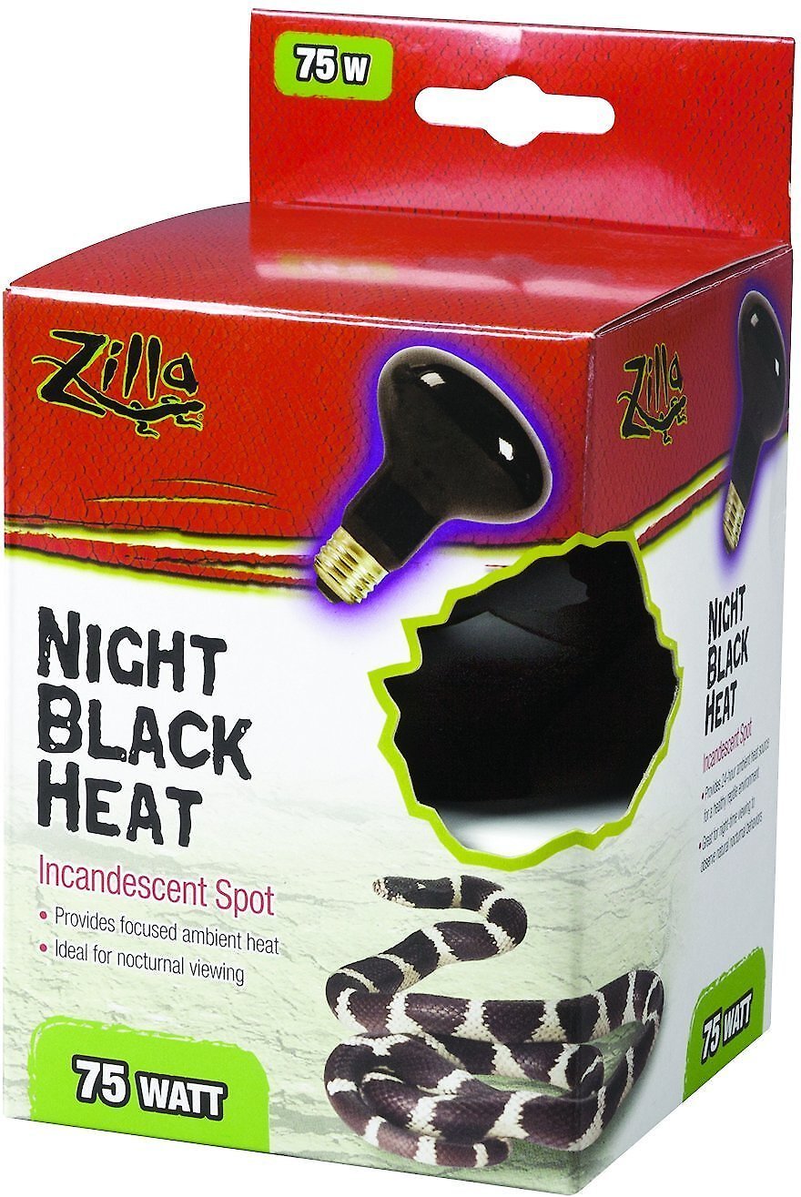 Zilla Day-White Black 50 W 75 100 150 Watt Heat Light Reptile Spot Bulb 