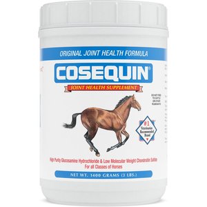Nutramax Cosequin Concentrated Powder Joint Health Apple Flavor Horse Supplement, 3-lb tub, bundle of 2