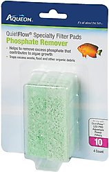 Aqueon QuietFlow 10 Phosphate Reducing Specialty Filter Pad, 8 count