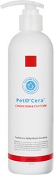 PetO'Cera Body Wash Sensitive Frangrance Free Dog & Cat Shampoo, 10.14 -oz bottle