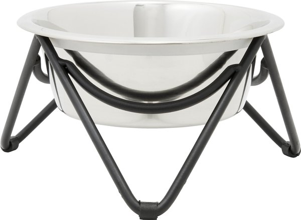 Frisco Elevated Triangle Iron Stand Dog & Cat Single Bowl Diner, 8-Cup, bundle of 2 slide 1 of 8