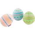 Frisco Easter Eggs Plush Squeaky Dog Toy, Medium, 3 count