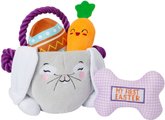 Frisco Easter Puppy Plush Dog Toy, Small/Medium, 4 count