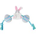 Frisco Easter Bunny & Egg Plush with Rope Dog Toy, Medium/Large