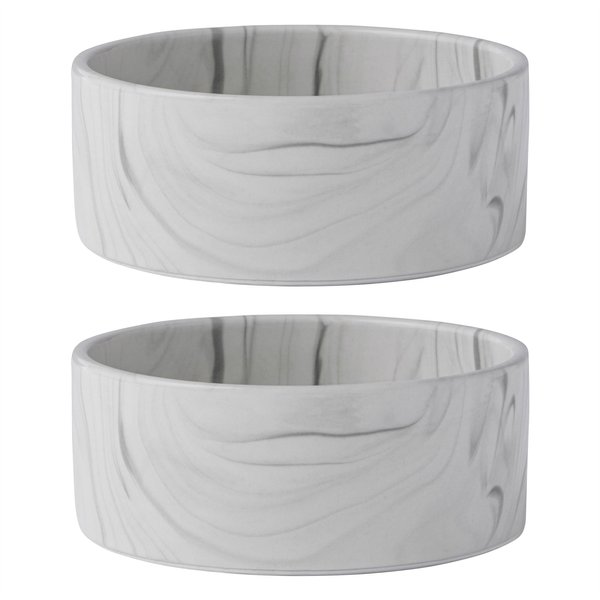 Frisco Marble Design Non-skid Ceramic Dog & Cat Bowl, 2.5 cups, bundle of 2 slide 1 of 8