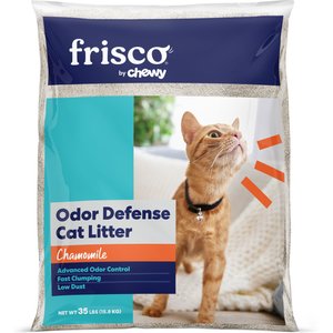 Frisco Odor Defense Chamomile Scented Clumping Clay Litter, 35-lb bag