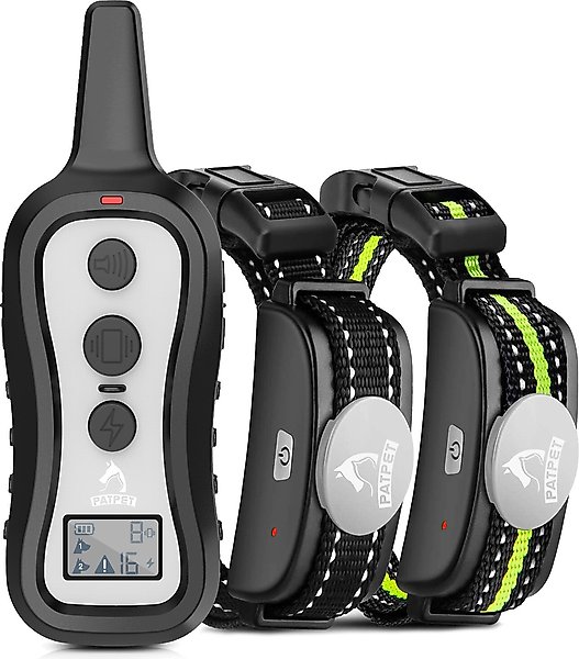 PATPET P301 1000ft Remote Dog Bark Control & Training Shock Collar, 2