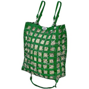 Derby Originals Super-Tough Patented Four-Sided Slow Feed Horse Hay Bag, Hunter Green, bundle of 3