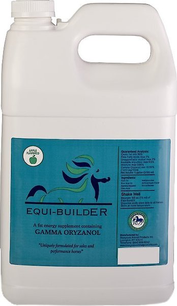 Bluegrass Animal Products Equi-BuildER Gamma Oryzanol Apple Flavor Liquid Horse Supplement