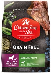 Chicken Soup for the Soul Lamb & Pea Recipe Grain-Free Dry Dog Food, 10-lb bag