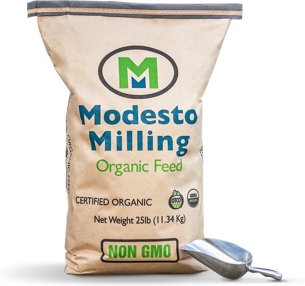 Modesto Milling Organic, Non-Soy Layer Pellets Poultry Feed, 25-lb bag, bundle of 2 slide 1 of 5