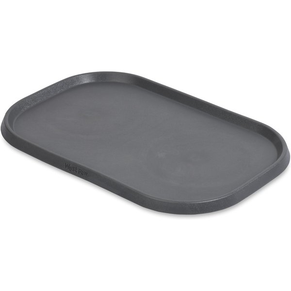 Aspen Pet Rimmed Pet Bowl Mat, for Cats and Dogs, 19 inches x 11.5 inches