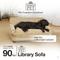 Show in main carousel: Enchanted Home Pet Library Sofa Cat & Dog Bed with Removable Cover, Caramel slide 5 of 10