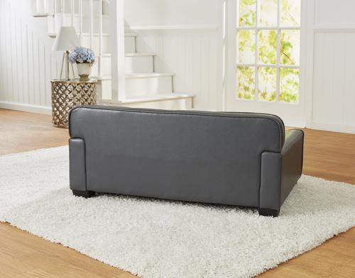 Show full view: Enchanted Home Pet Library Sofa Cat & Dog Bed with Removable Cover, Grey slide 5 of 11