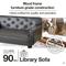 Show in main carousel: Enchanted Home Pet Library Sofa Cat & Dog Bed with Removable Cover, Grey slide 10 of 11