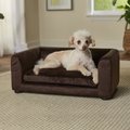 Enchanted Home Pet Cookie Sofa Cat & Dog Bed w/ Removable Cover, Brown