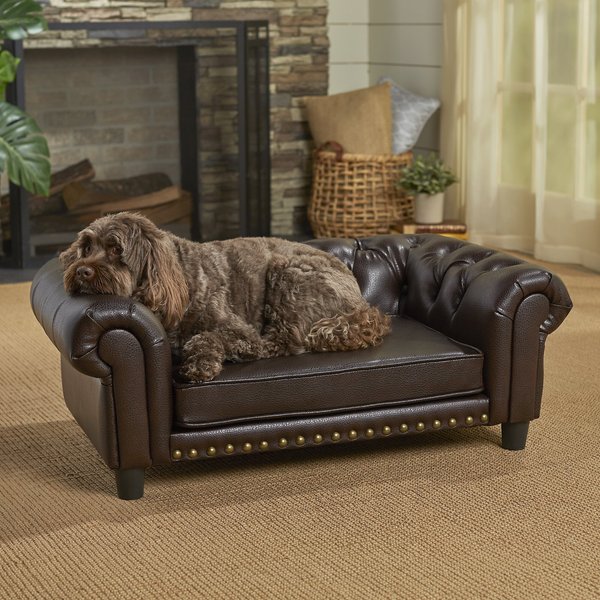 Enchanted Home Pet Windsor Sofa Cat & Dog Bed with Removable Cover slide 1 of 8