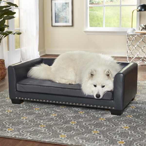 Enchanted Home Pet Chaz Sofa Cat & Dog Bed with Removable Cover slide 1 of 9