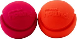 Outward Hound Yummiez Ball Bacon-Scented Latex Dog Toy, 2 count