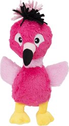 Outward Hound Braidy Budz Flamingo Dog Toy