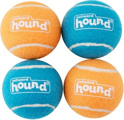 Outward Hound Tennis Ballz Dog Toy, 4 count slide 1 of 7