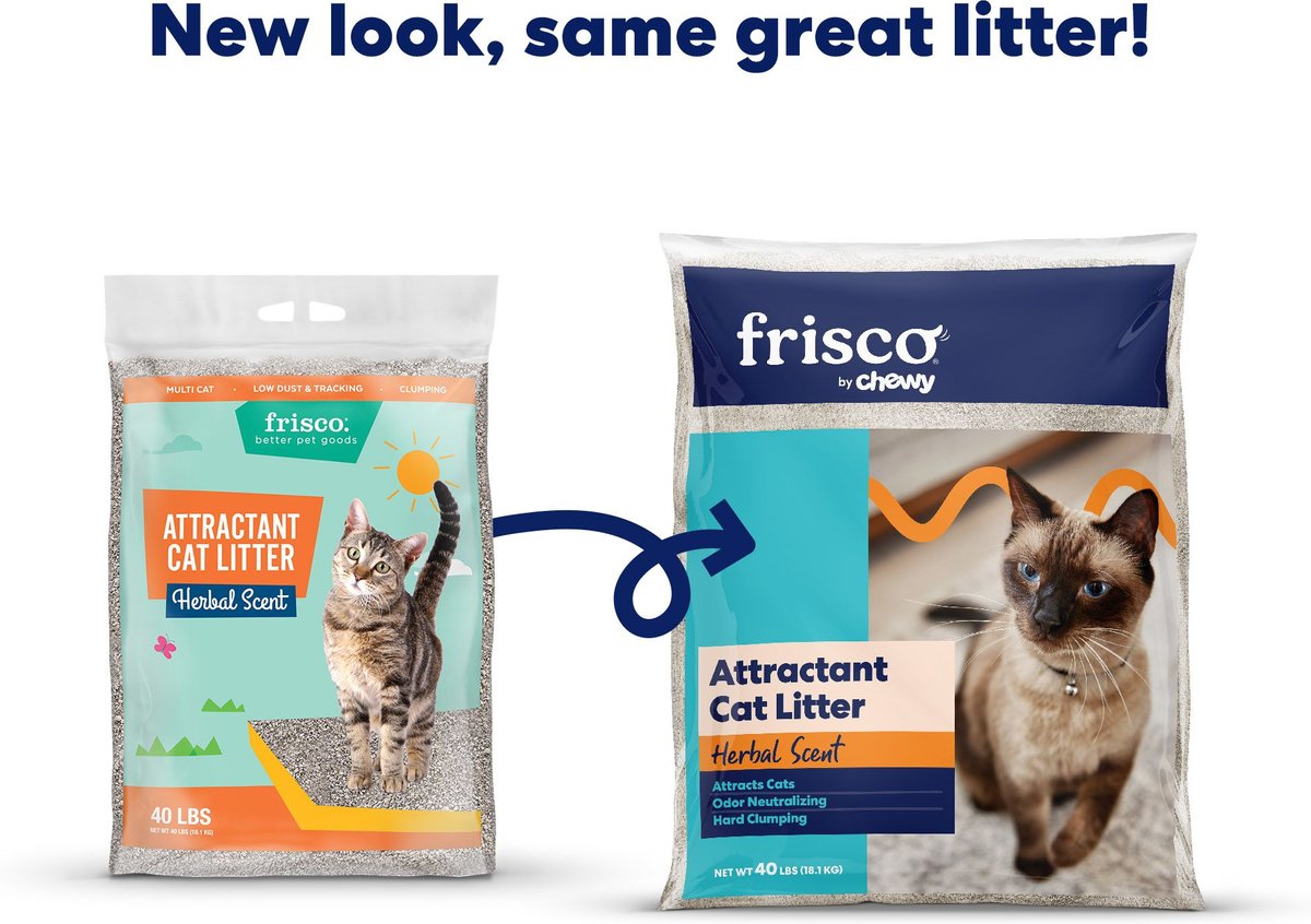 FRISCO Attractant MultiCat Clumping Clay Cat Litter, 40lb bag