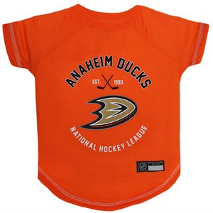 Pets First Sport Team Dog & Cat T-Shirt, Anaheim Ducks, X-Small