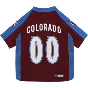 Pets First NHL Dog & Cat Jersey, Colorado Avalanche, X-Small