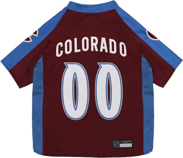Pets First NHL Dog & Cat Jersey, Colorado Avalanche, Small slide 1 of 4