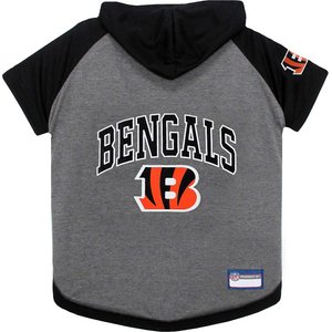 Pets First Sport Team Dog & Cat Hoodie T-Shirt, Cincinnati Bengals, X-Small