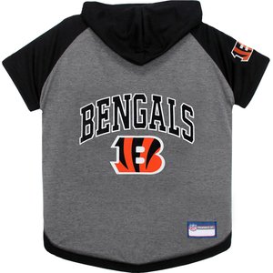 Pets First NFL Dog & Cat Hoodie T-Shirt, Cincinnati Bengals, Small