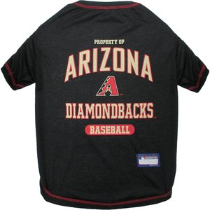 Pets First MLB Dog & Cat T-Shirt, Arizona Diamondbacks, X-Small