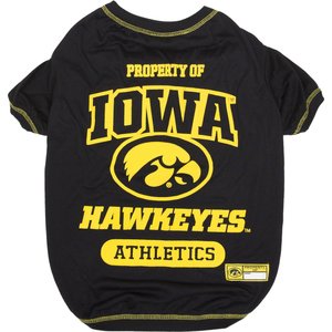Pets First NCAA Dog & Cat T-Shirt, Iowa, Medium