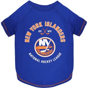 Pets First NHL Dog & Cat T-Shirt, New York Islanders, Medium