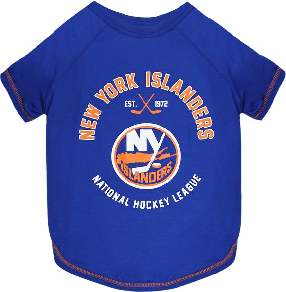 Pets First NHL Dog & Cat T-Shirt, New York Islanders, X-Large slide 1 of 3