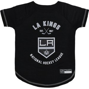 Pets First NHL Dog & Cat T-Shirt, Los Angeles Kings, X-Small