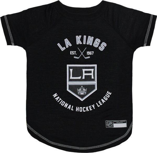 Pets First NHL Dog & Cat T-Shirt, Los Angeles Kings, Medium slide 1 of 3