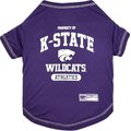 Pets First NCAA Dog & Cat T-Shirt, Kansas State, X-Small