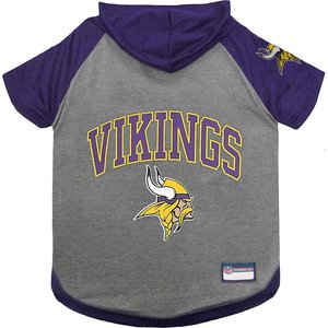 Pets First NFL Dog & Cat Hoodie T-Shirt, Minnesota Vikings, Medium