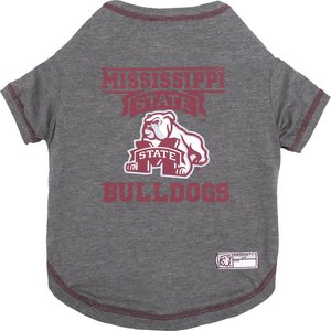 Pets First NCAA Dog & Cat T-Shirt, Mississippi State, Small