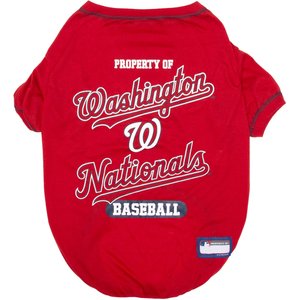Pets First MLB Dog & Cat T-Shirt, Washington Nationals, Small