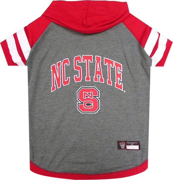 Pets First NCAA Dog & Cat Hoodie T-Shirt, NC State, X-Small slide 1 of 4